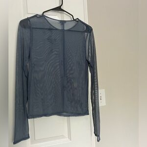 Women’s American Eagle Mesh Top - Long Sleeve - Size L